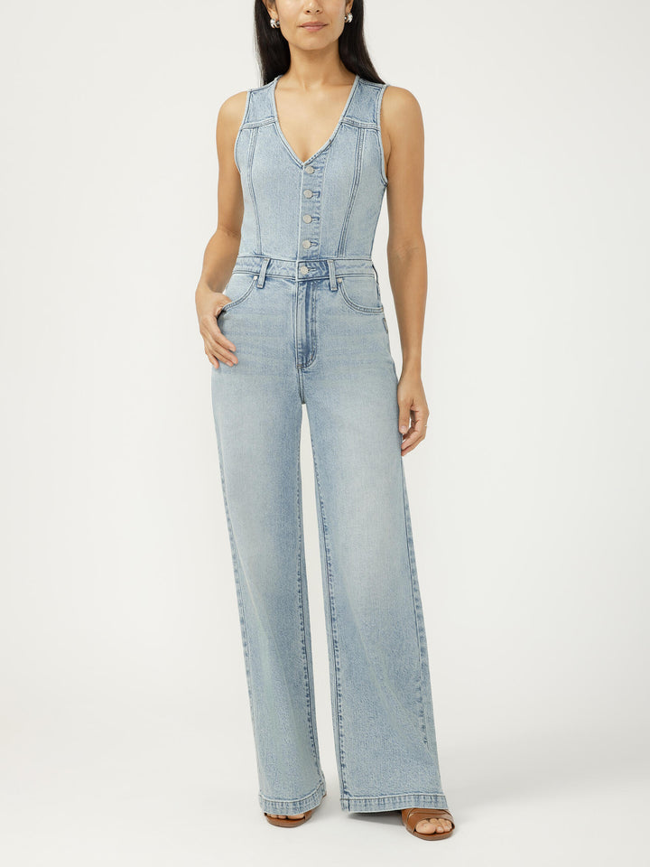 Vest Wide Leg Jumpsuit