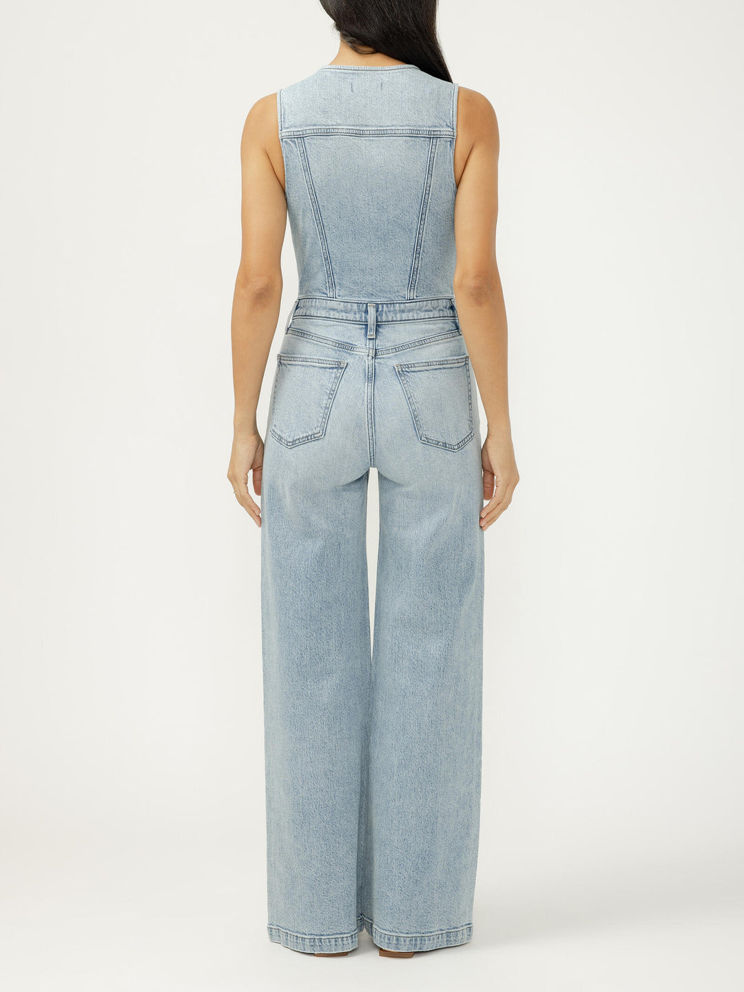 Vest Wide Leg Jumpsuit