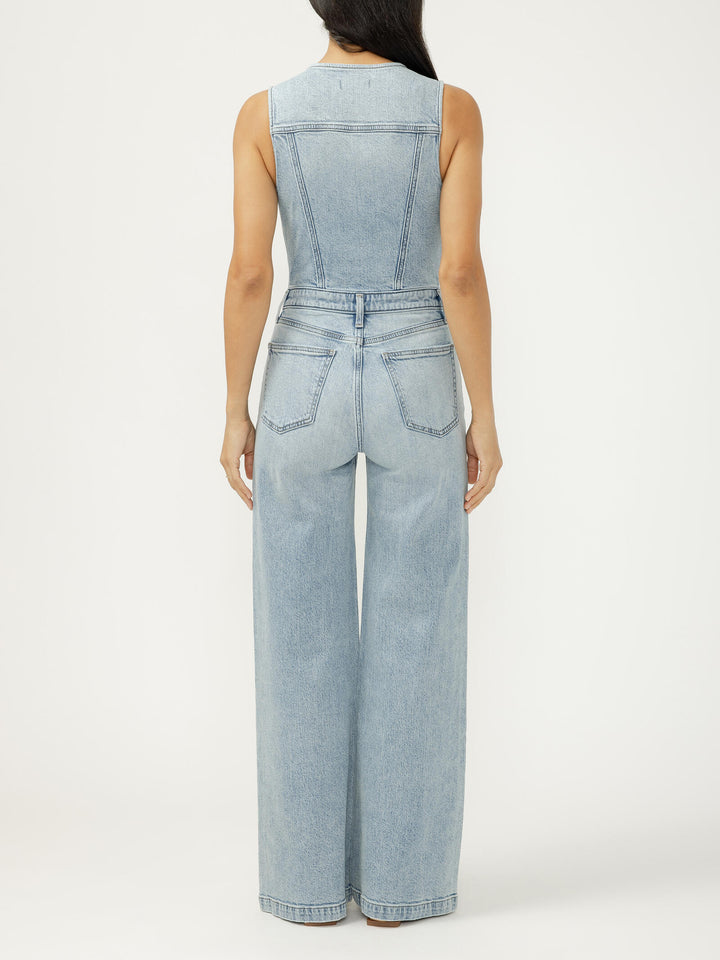 Vest Wide Leg Jumpsuit