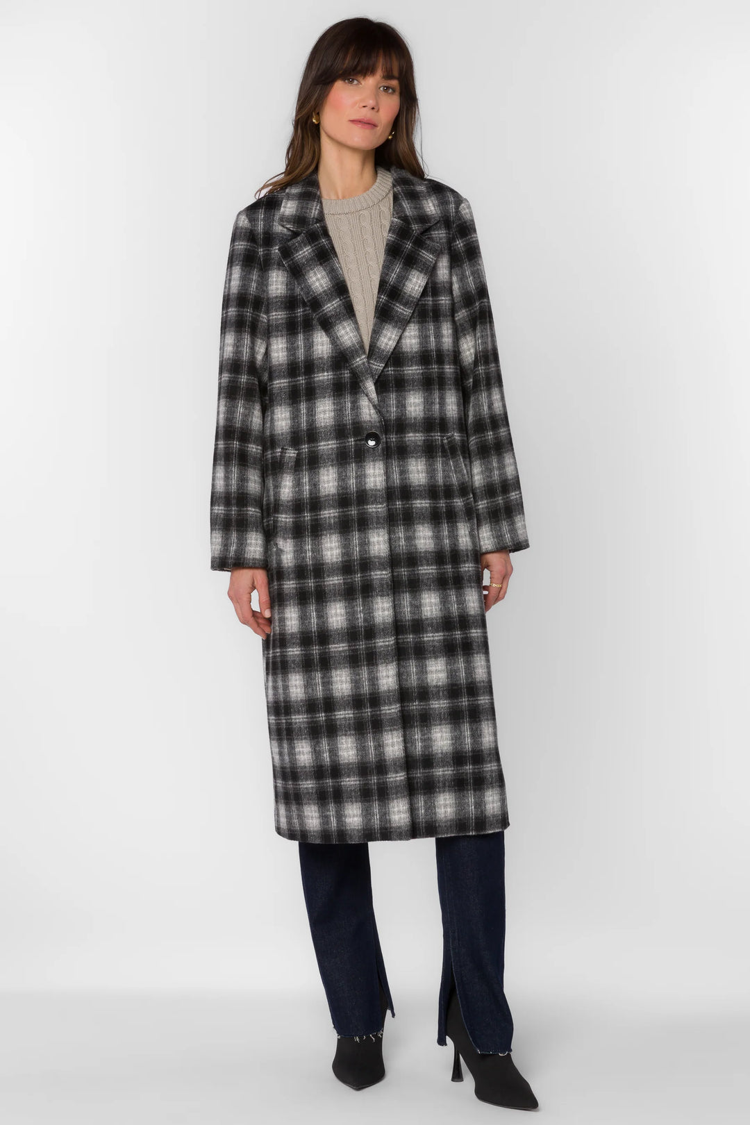 Myrtle Plaid Coat