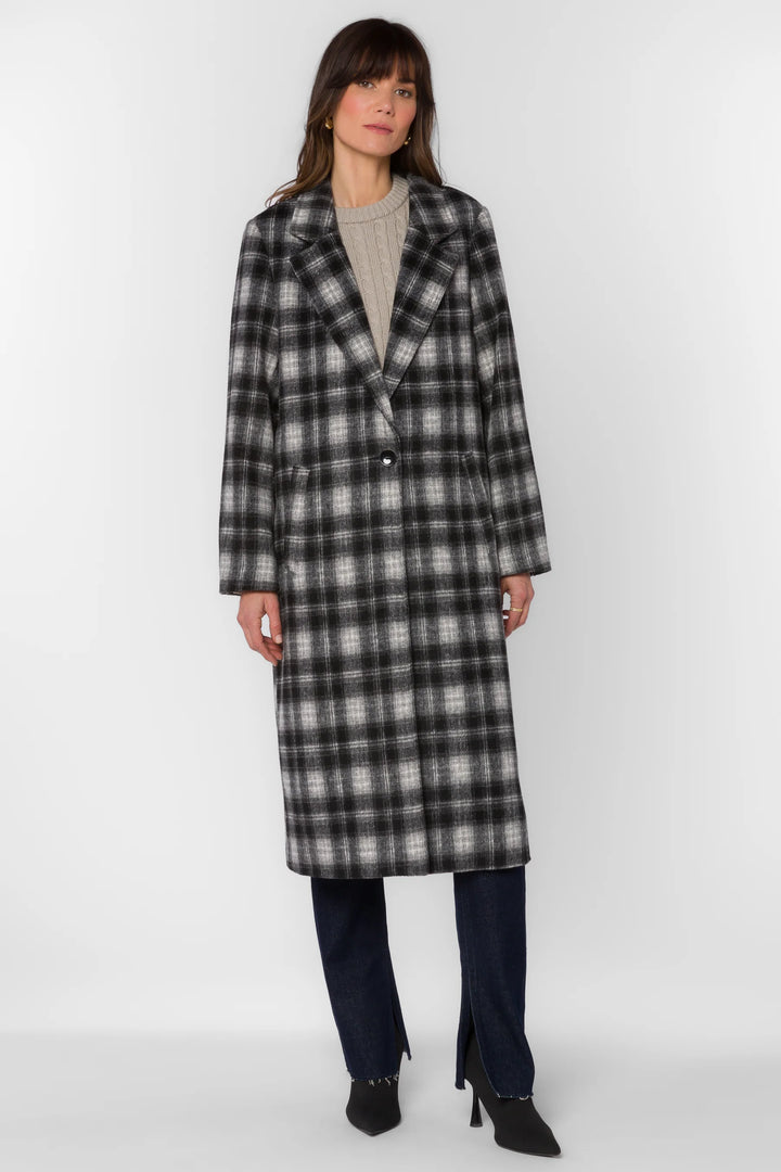 Myrtle Plaid Coat
