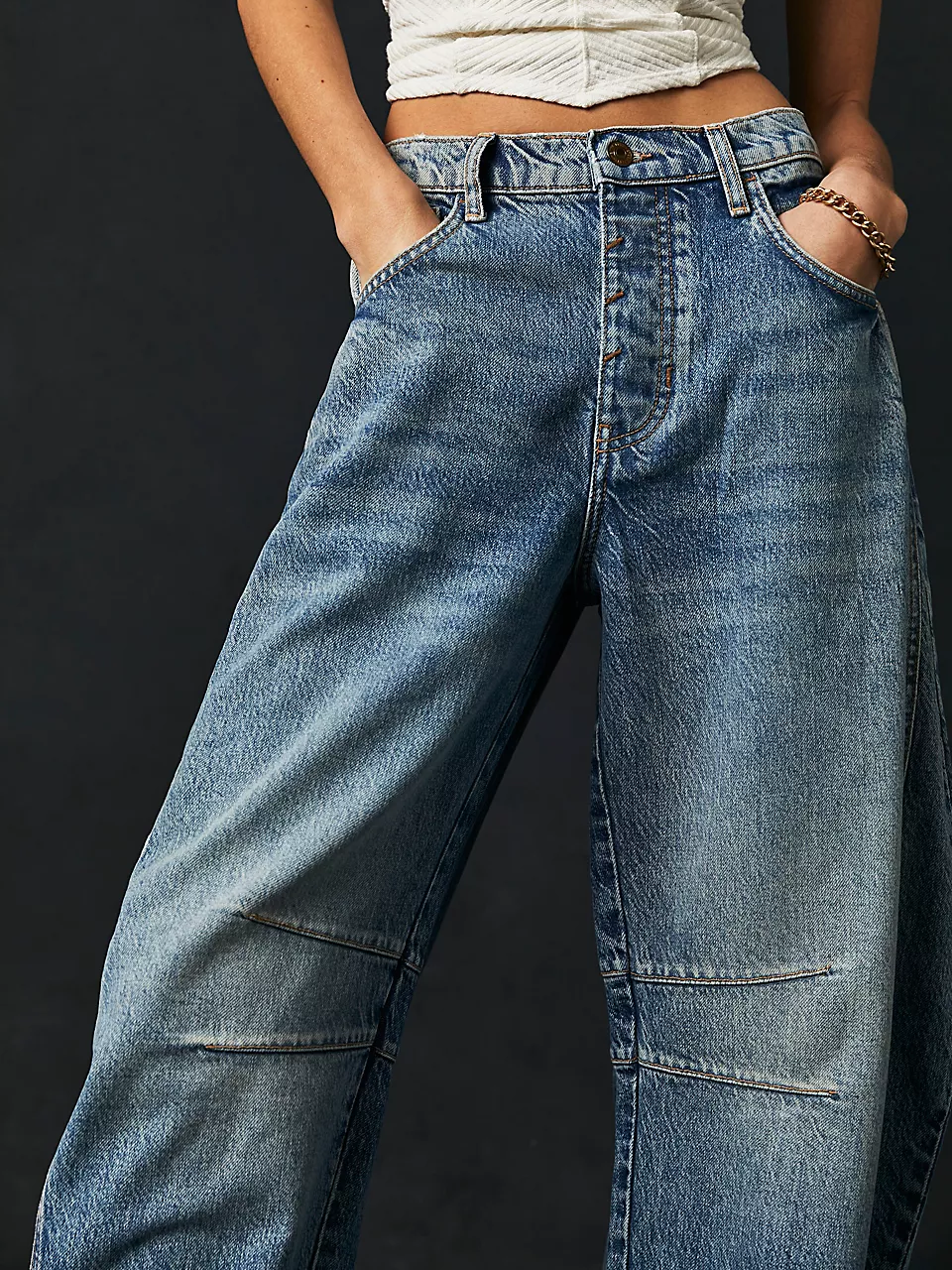 We The Free Goodluck Barrel Jean - Ultra light beam