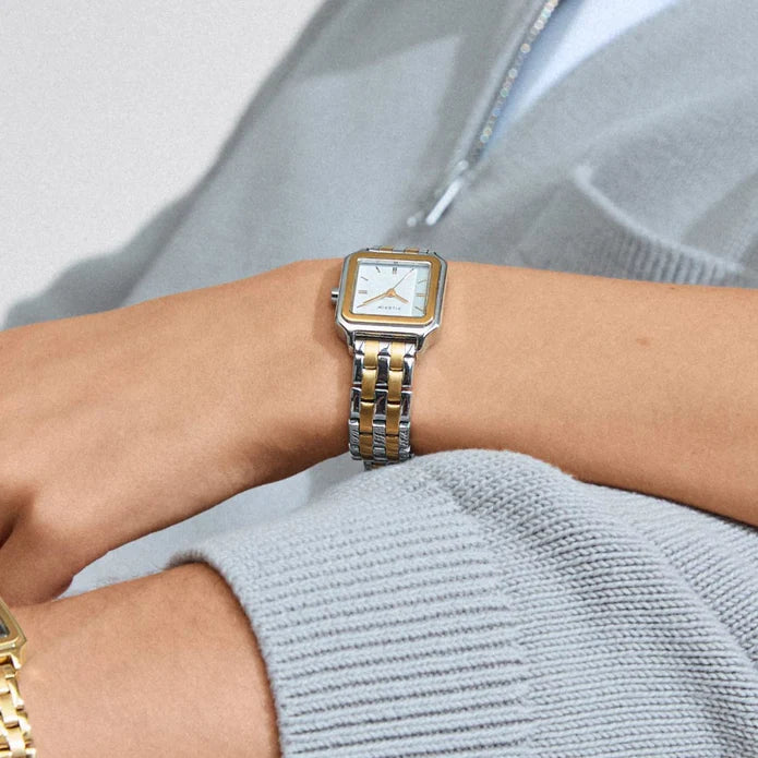 Voyager Alabaster Gold Watch
