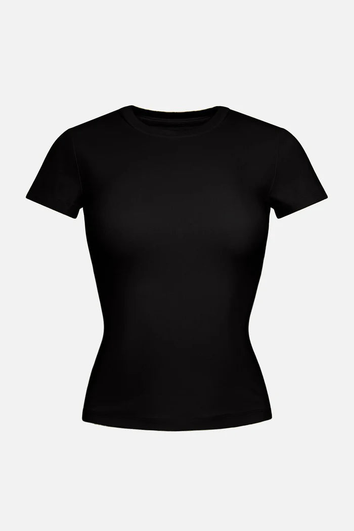 Megan Micro Rib Tee
