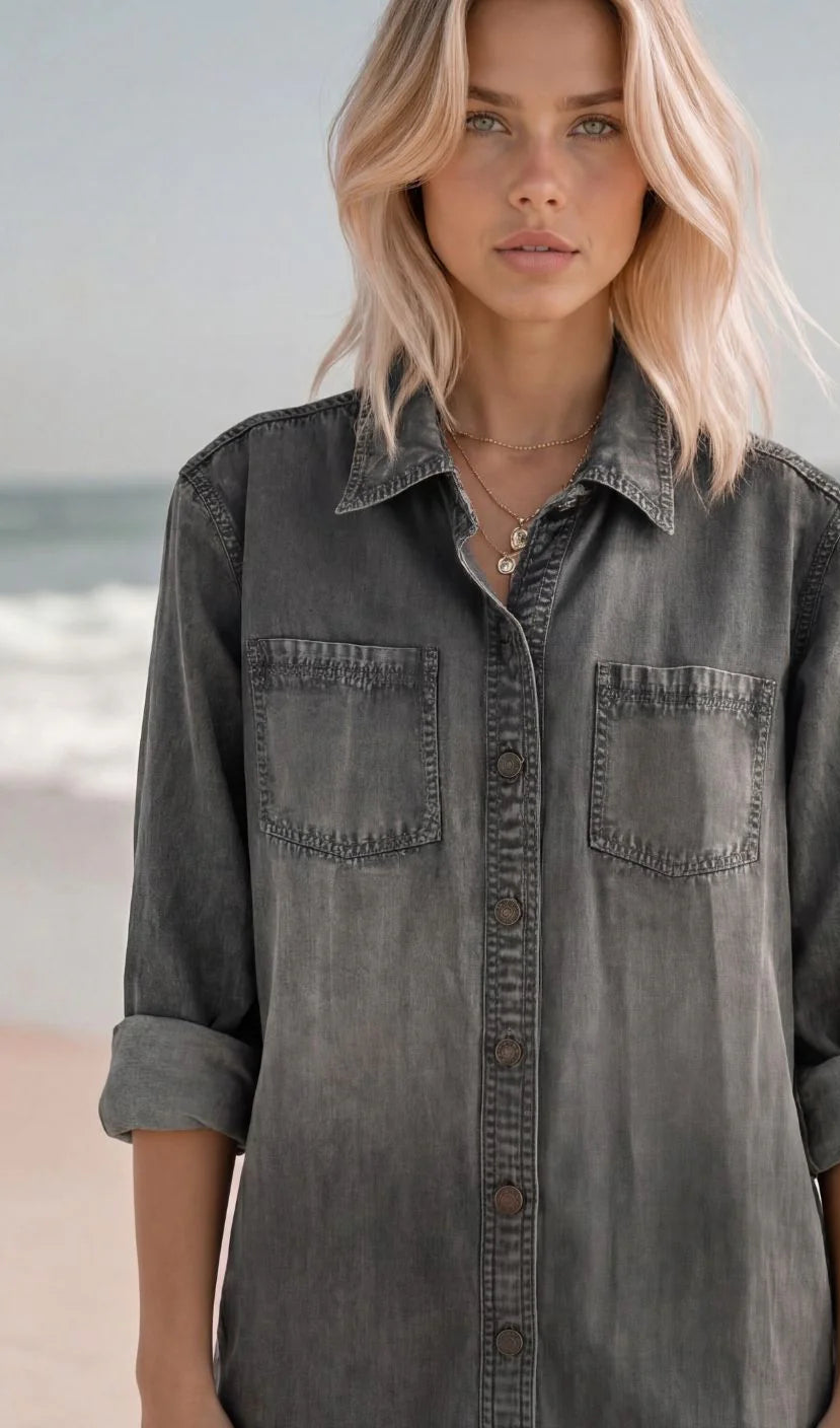 Ash Denim Jacket Dress