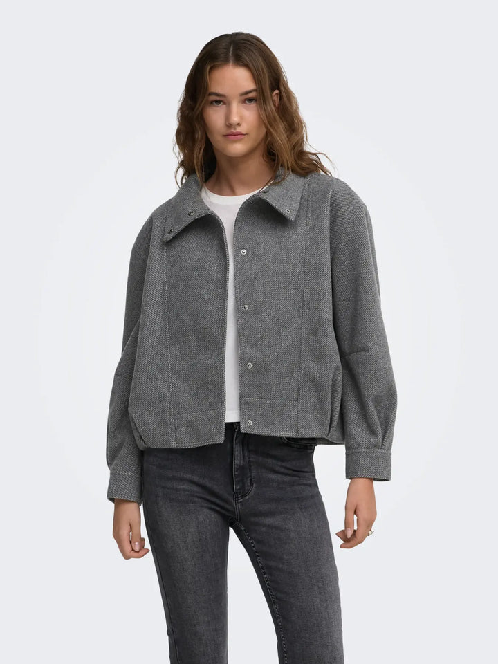 Lasta High Collar Bomber