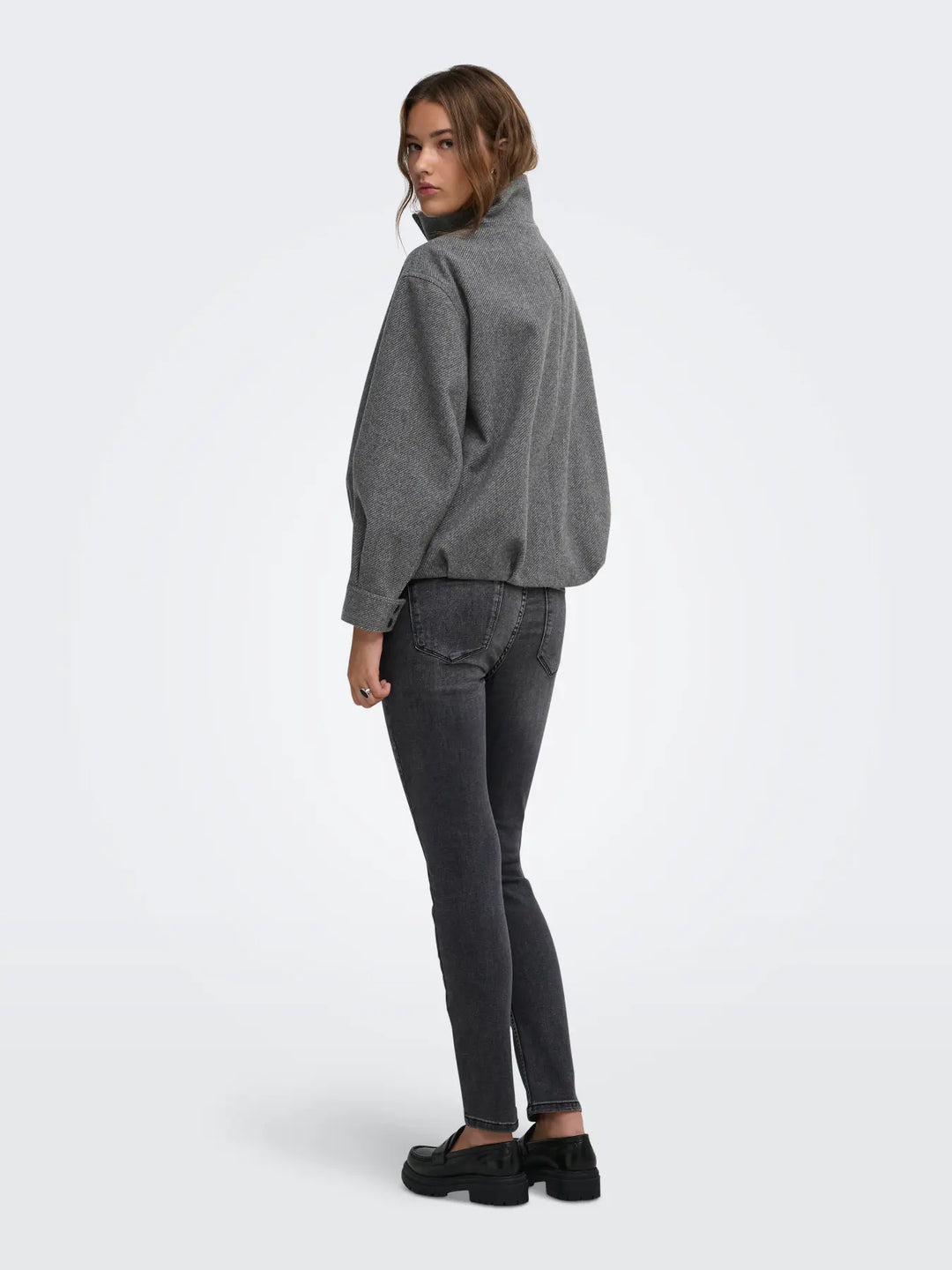 Lasta High Collar Bomber