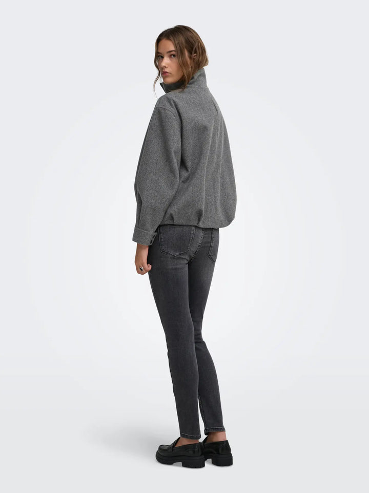 Lasta High Collar Bomber