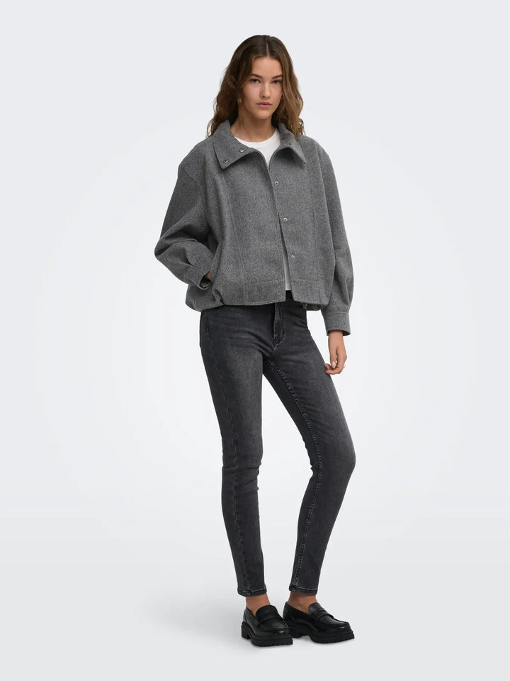 Lasta High Collar Bomber