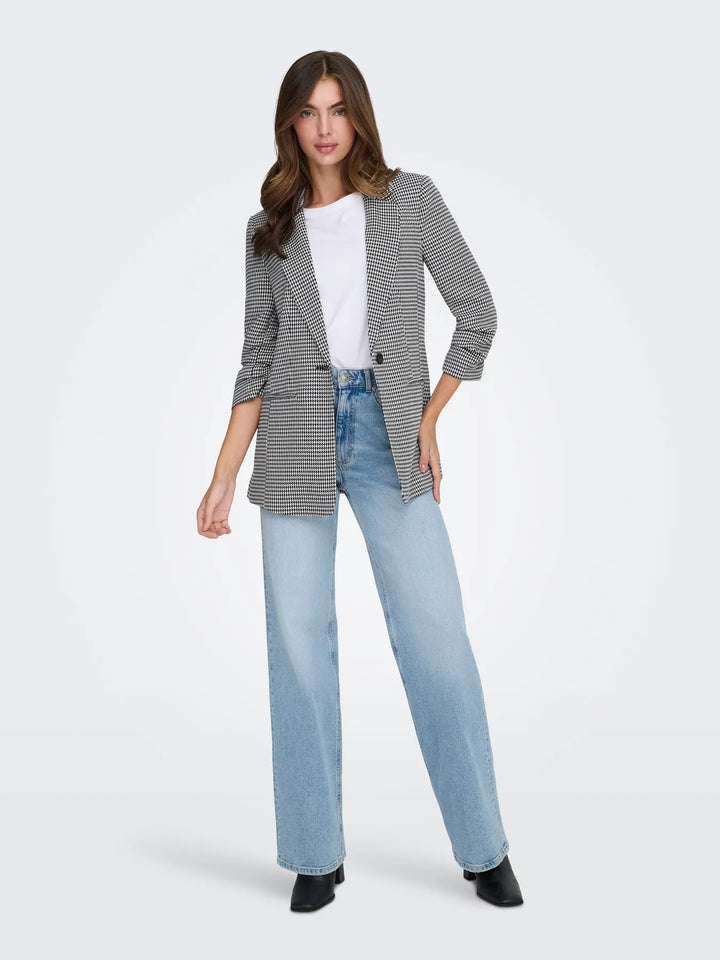 Lettie Life Check Blazer