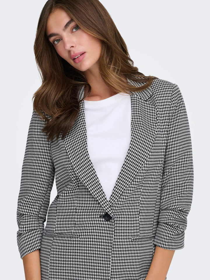 Lettie Life Check Blazer