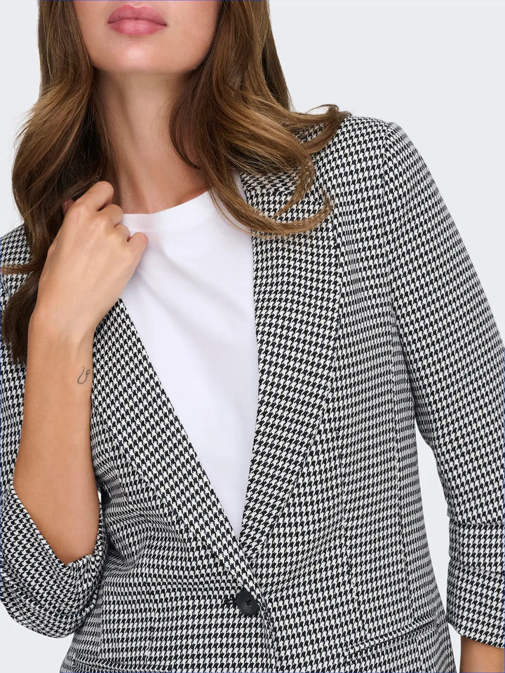Lettie Life Check Blazer
