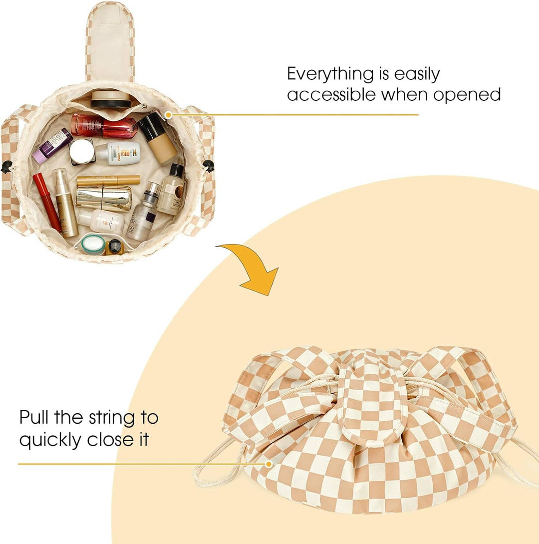 Large Drawstring Cosmetic Bag