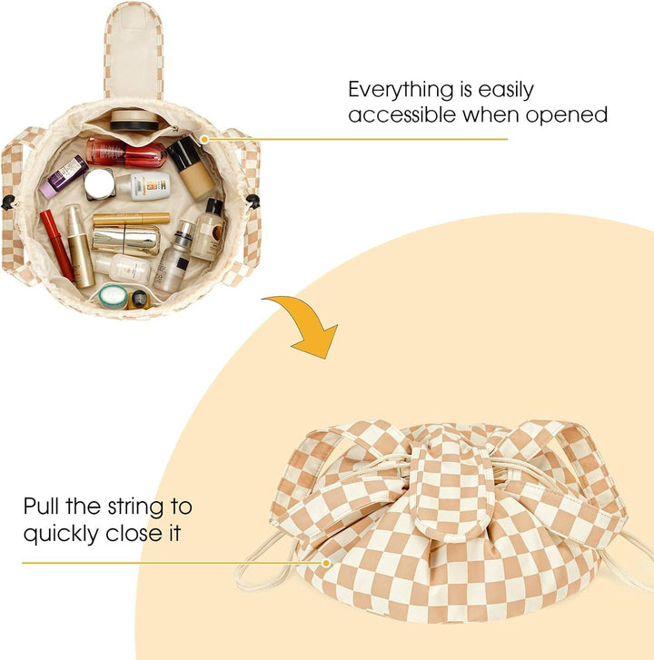 Large Drawstring Cosmetic Bag