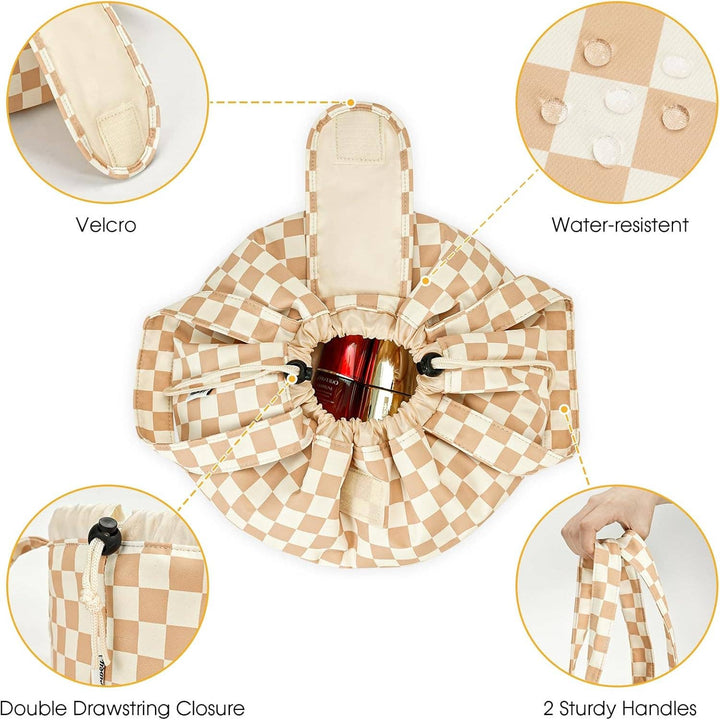 Large Drawstring Cosmetic Bag