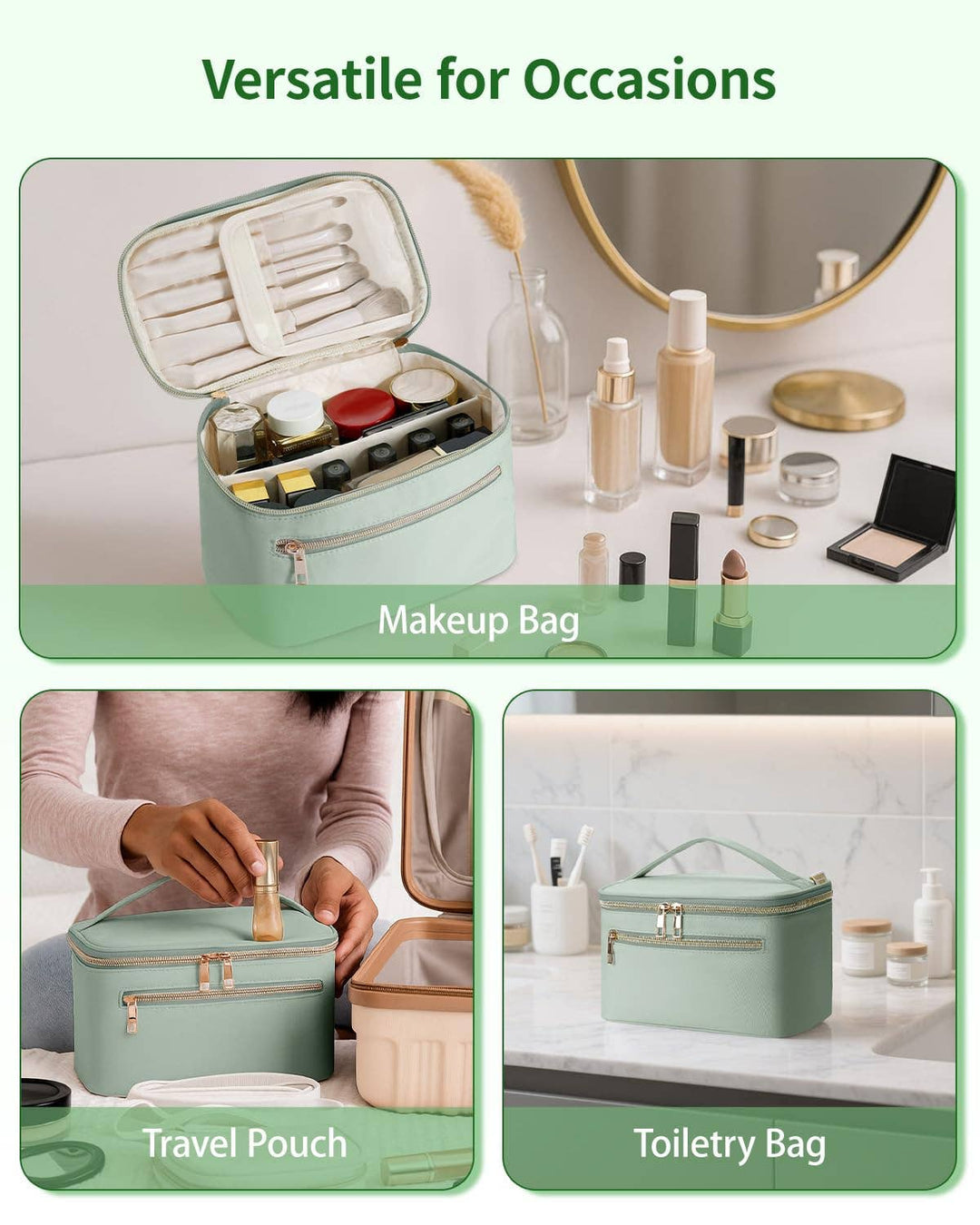 Medium Travel Cosmetic Bag