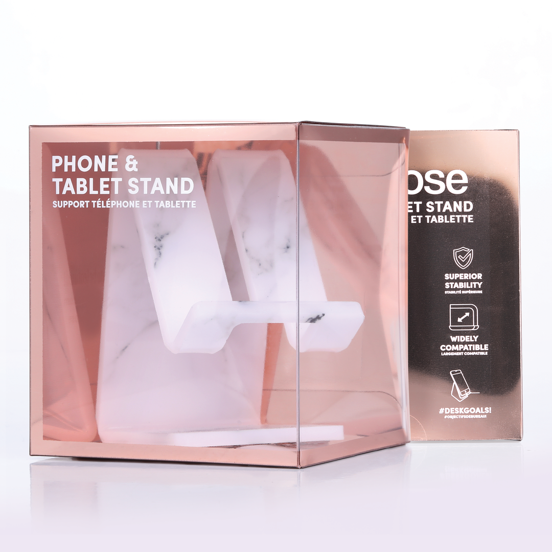 Acrylic Phone Stand - Misty Marble