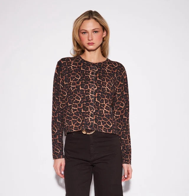 Celine Leopard Cardigan
