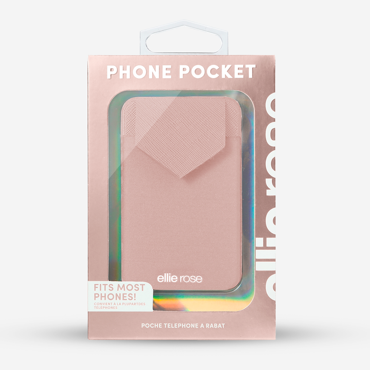 Stick-On Phone Pocket (Blush)