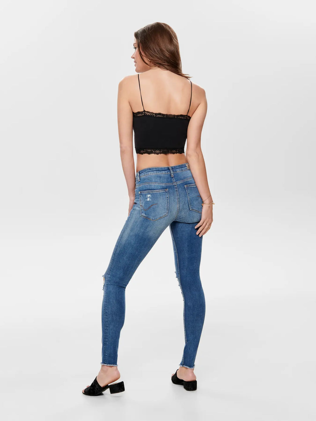 Vicky Lace Seamless Crop Top