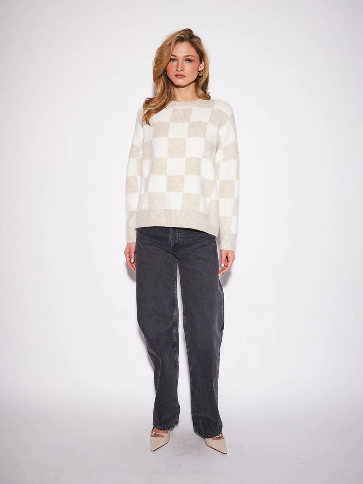 Mellow Check Sweater