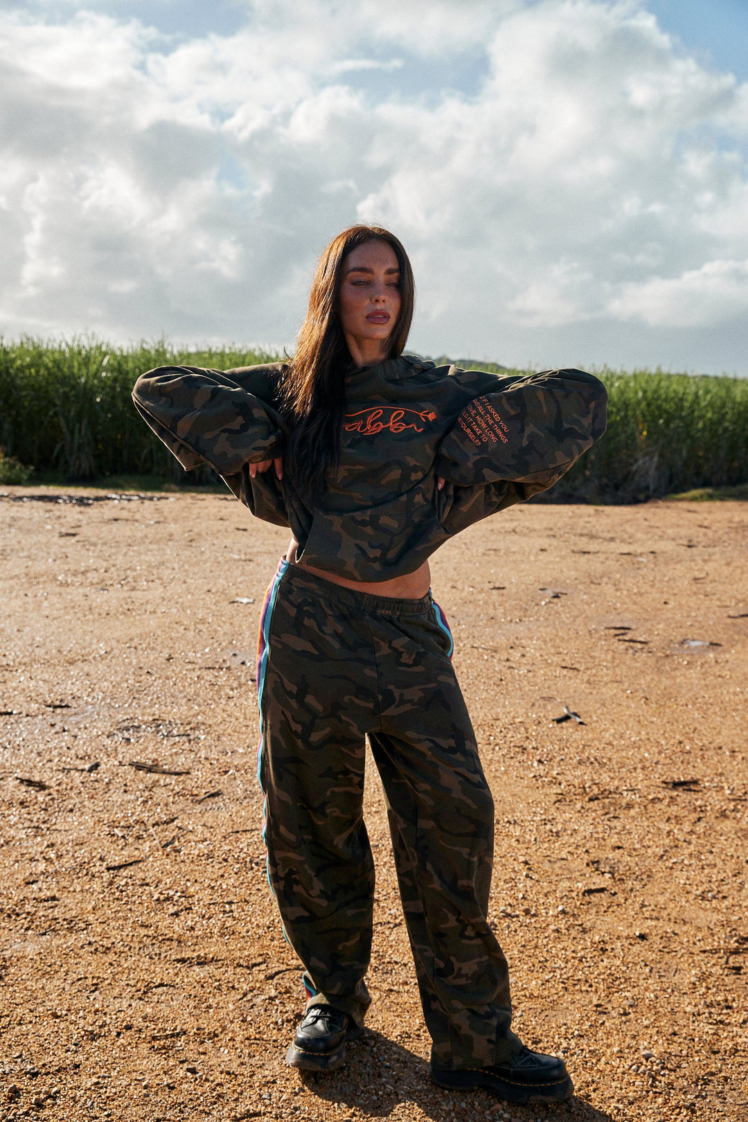 Name Yourself Camo Sweatpant