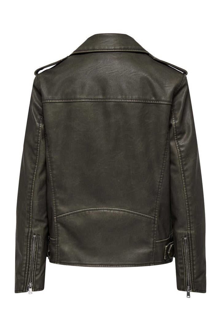 Numa Faux Leather Biker