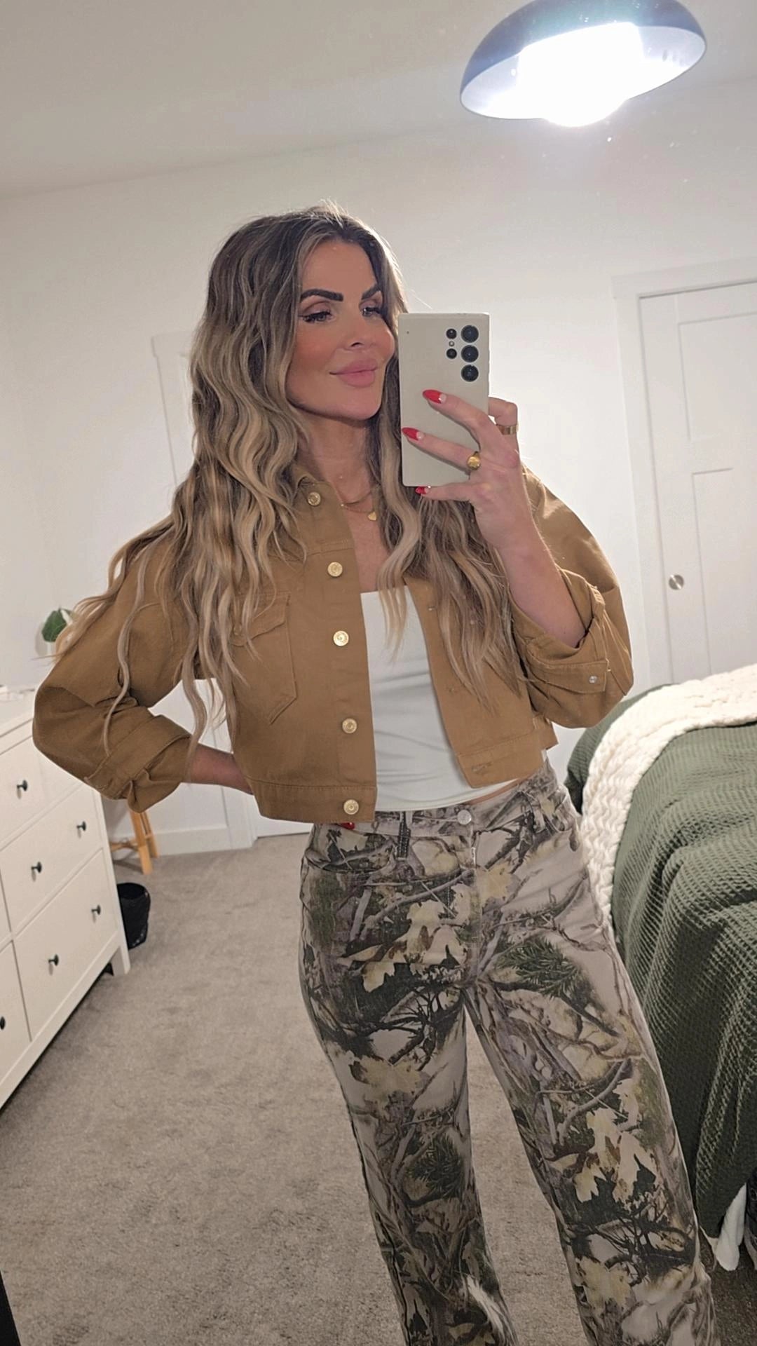 Camel Woven Jacket