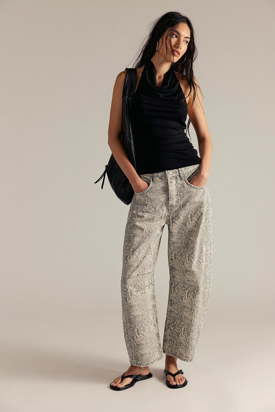 Good Luck Barrel Jean