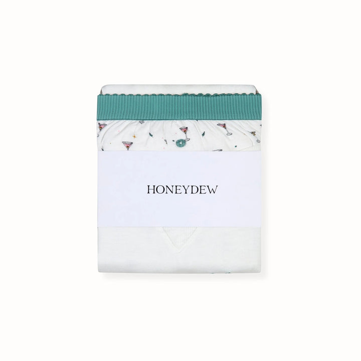 Ivory Martinis Long sleeve + Short set