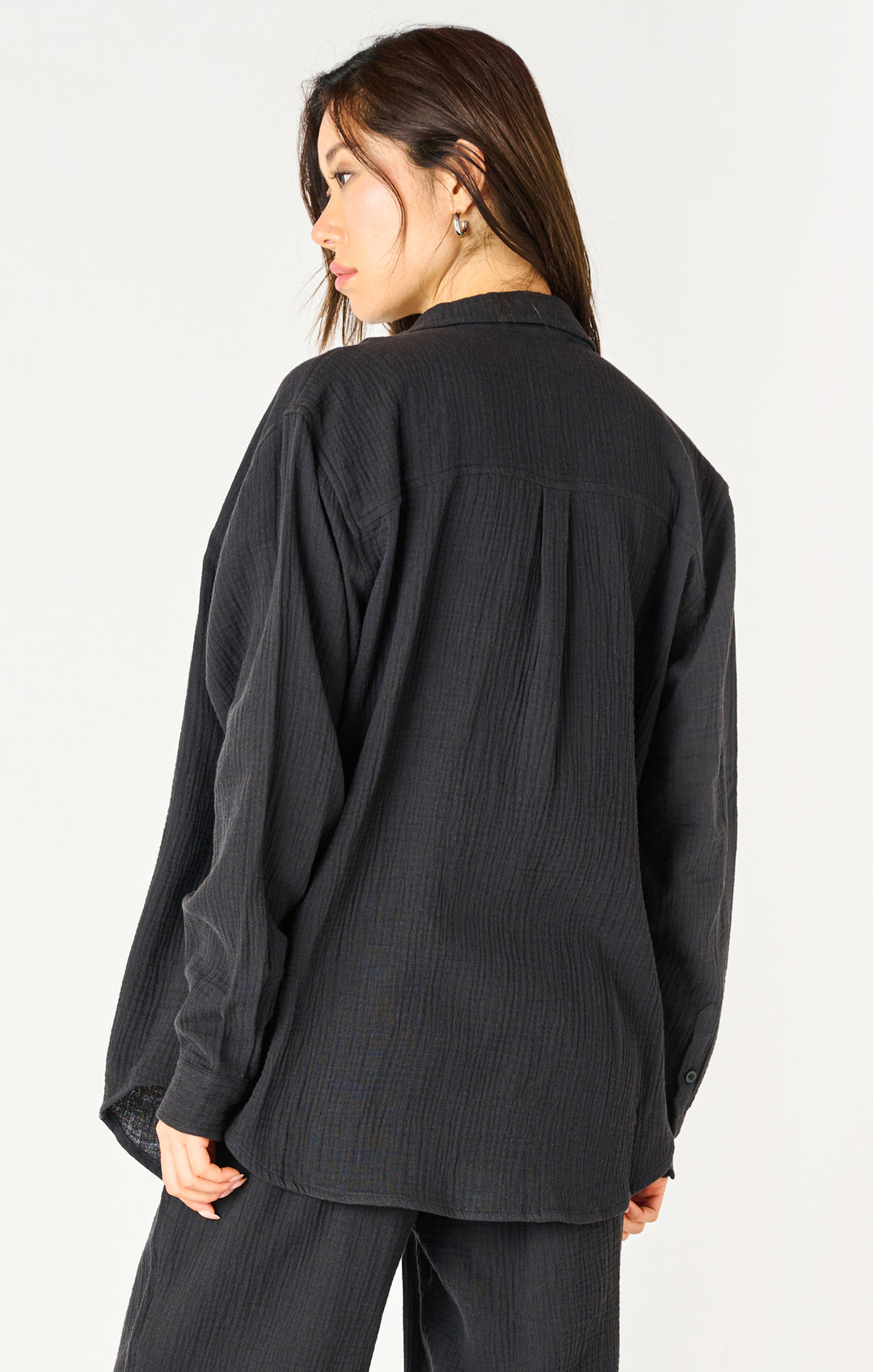 Jessica Textured Button Up