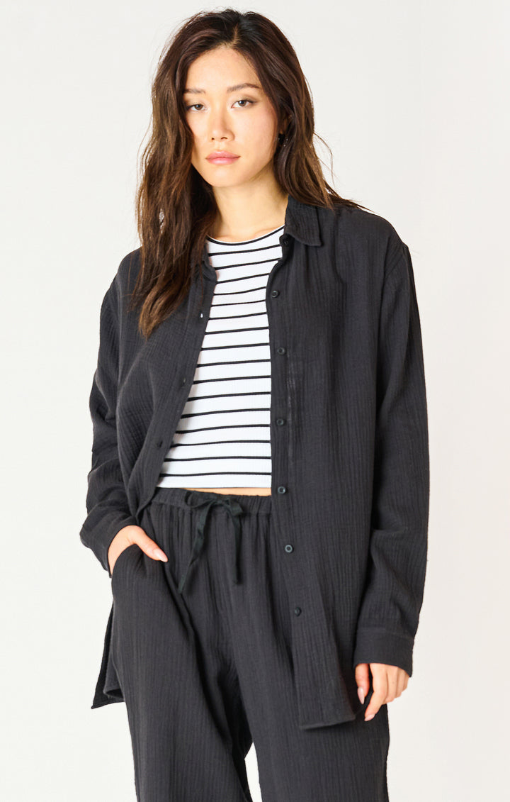 Jessica Textured Button Up