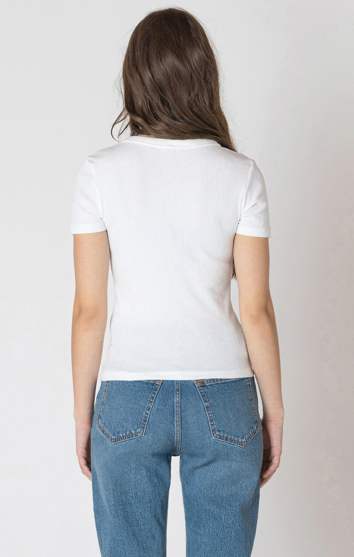 Ali Basic Ribbed Tee
