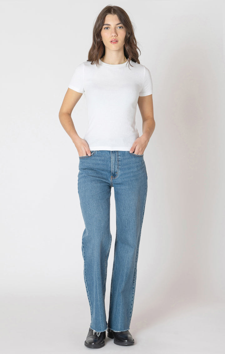 Ali Basic Ribbed Tee