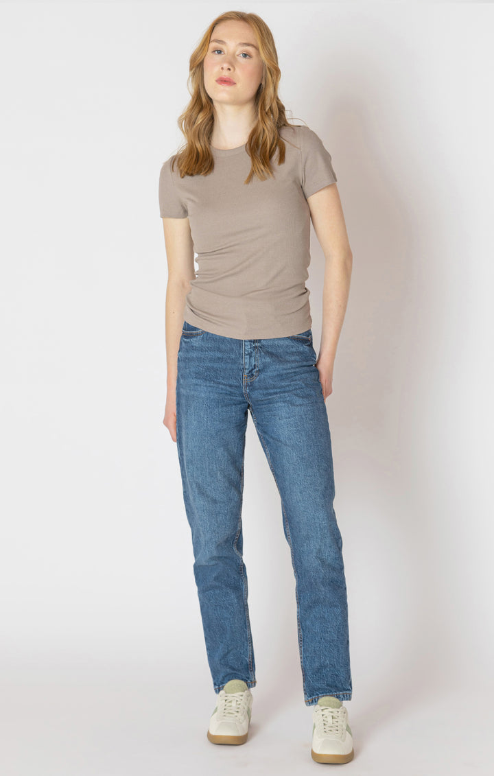 Ali Basic Ribbed Tee