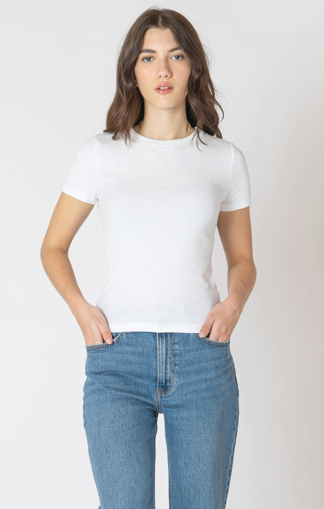 Ali Basic Ribbed Tee