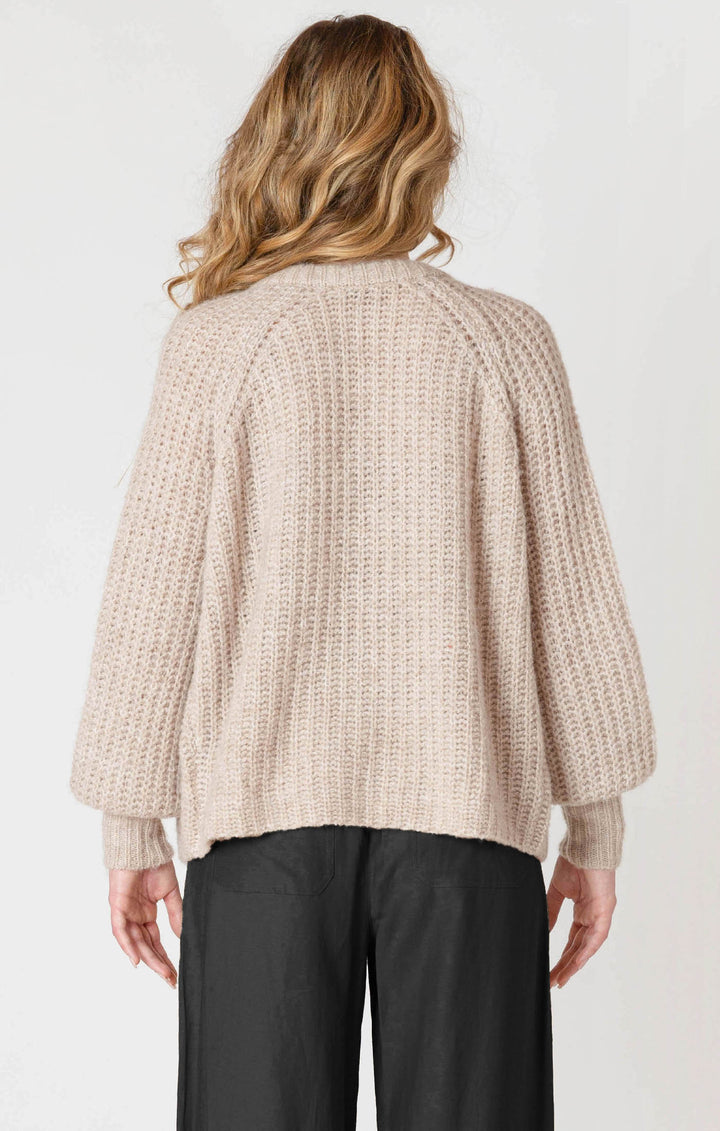 Cece Textured Crew Neck Cardigan