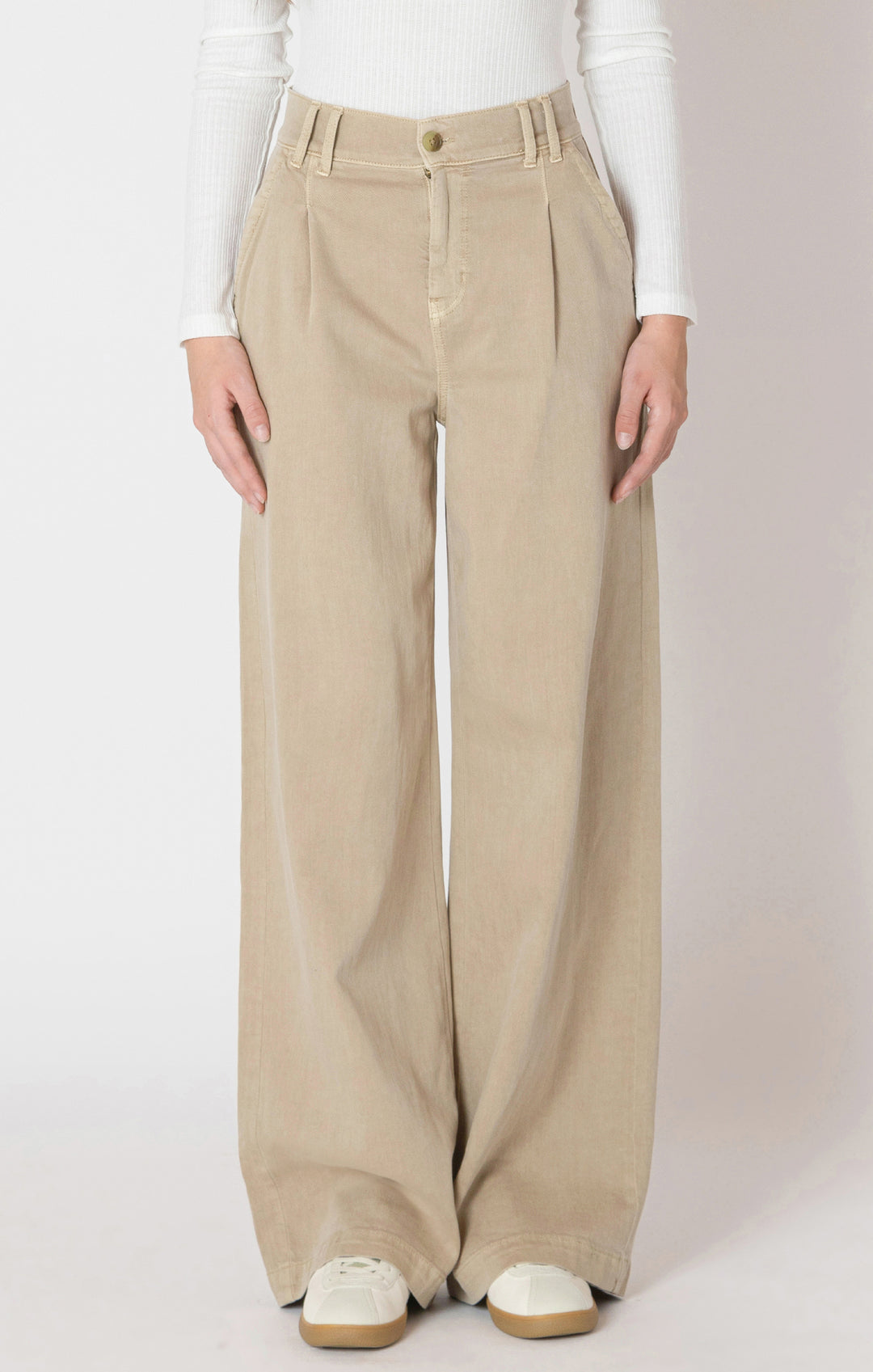 Fiona Flowy Twill Trouser