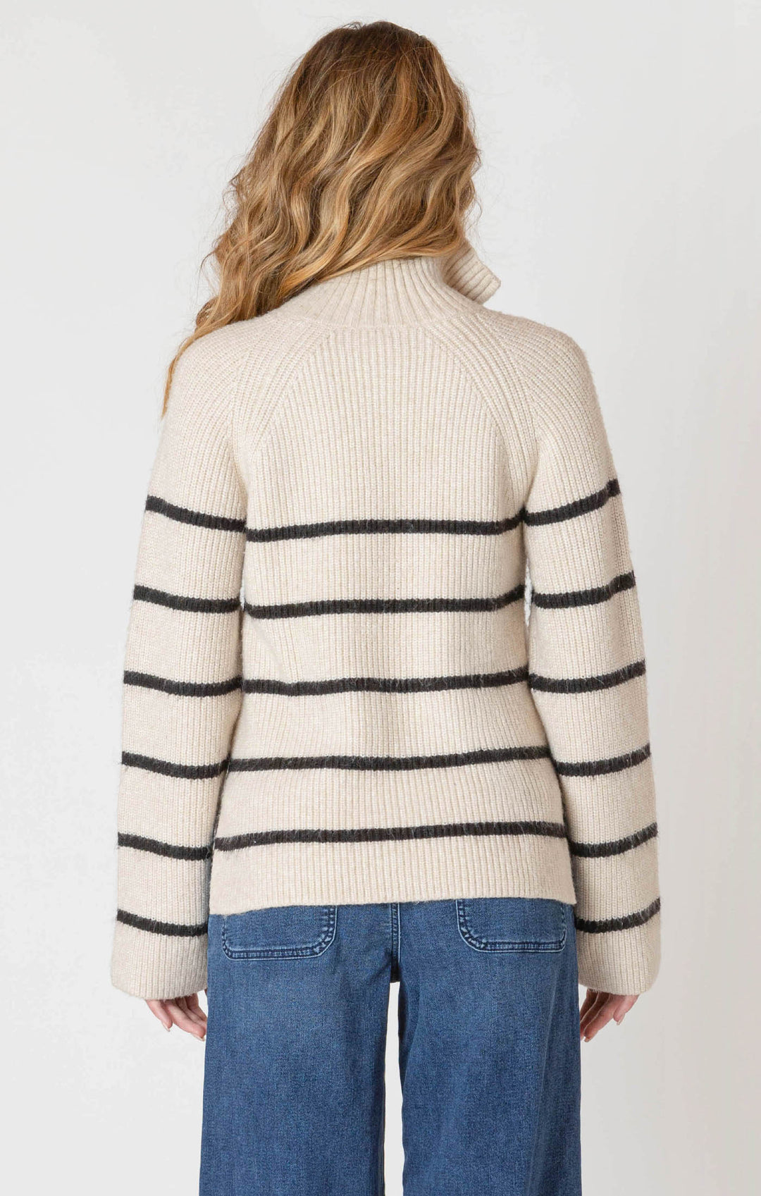 Brooklyn Half Zip Longline Sweater