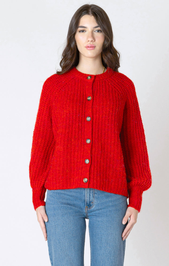 Candy Apple Crewneck Cardigan