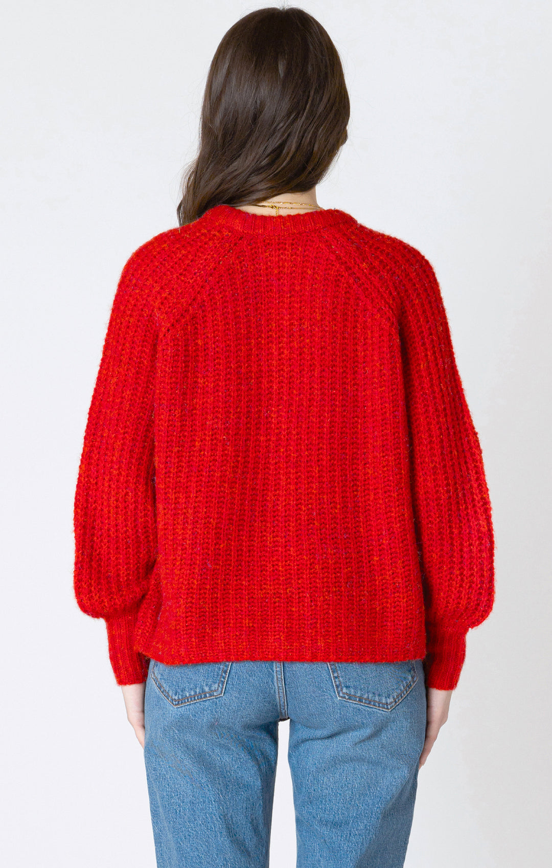 Candy Apple Crewneck Cardigan