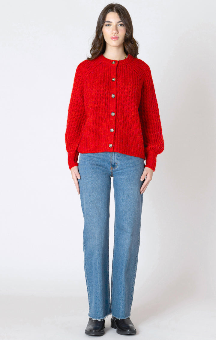 Candy Apple Crewneck Cardigan