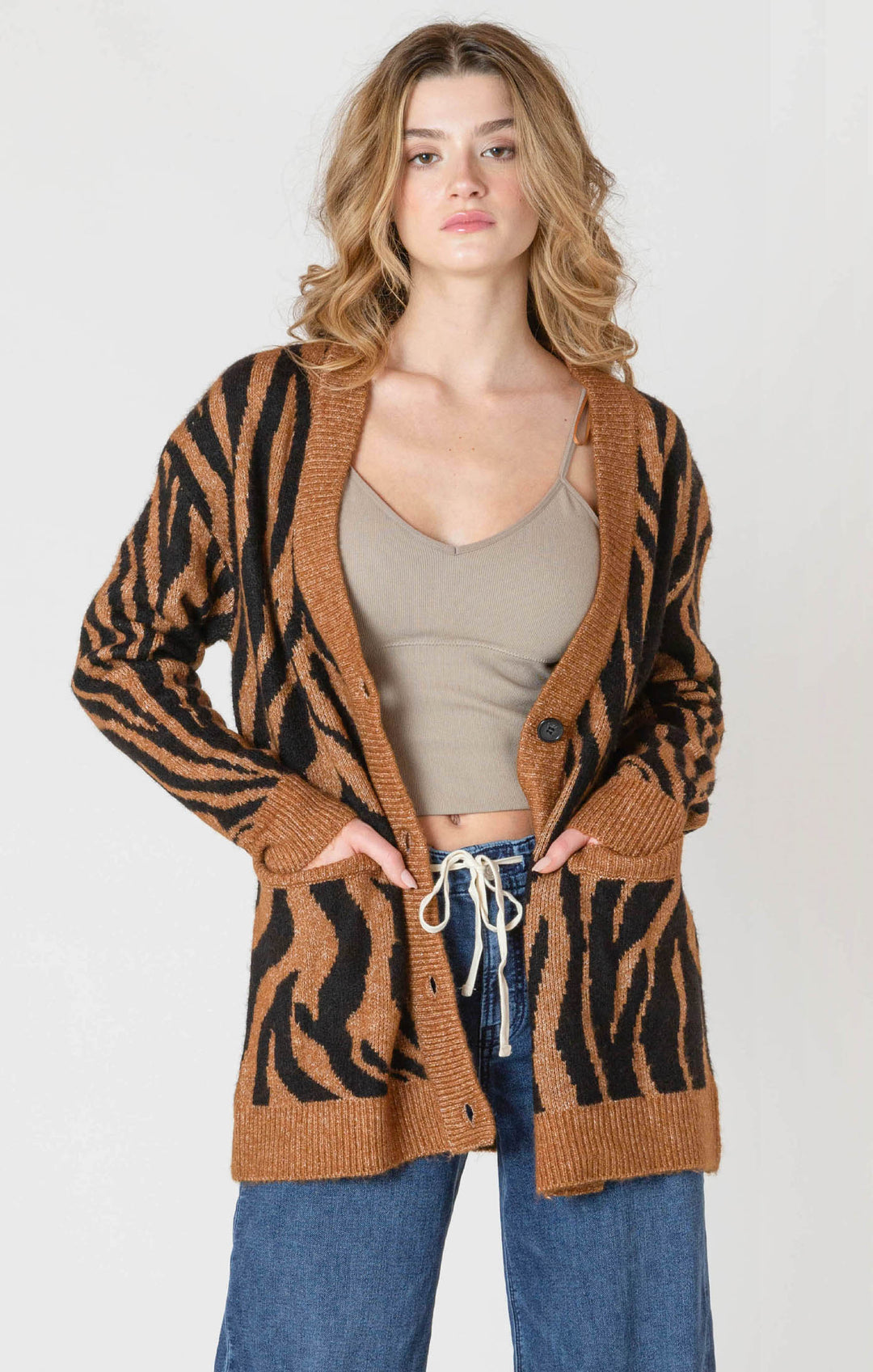 Tawnie Button Cardigan