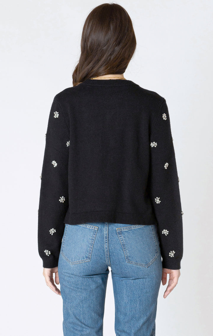 Emmy Embellished Tie Cardigan