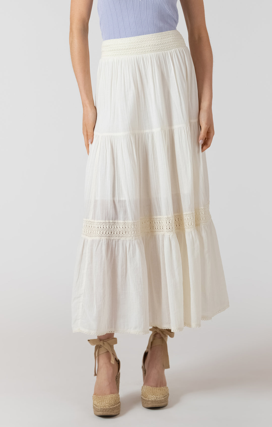 Lish Tiered Maxi Skirt