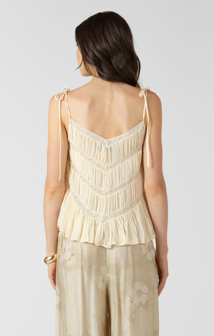 Chevy Tie Shoulder Top