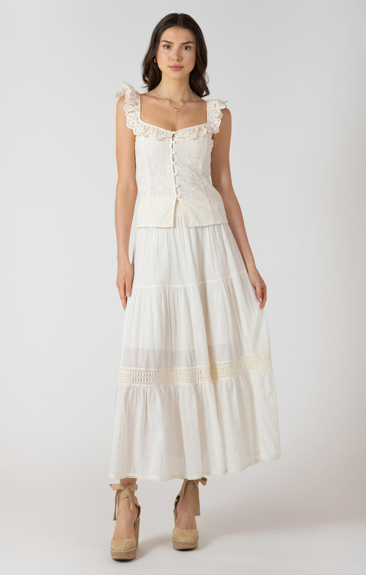 Baby Button Front Top