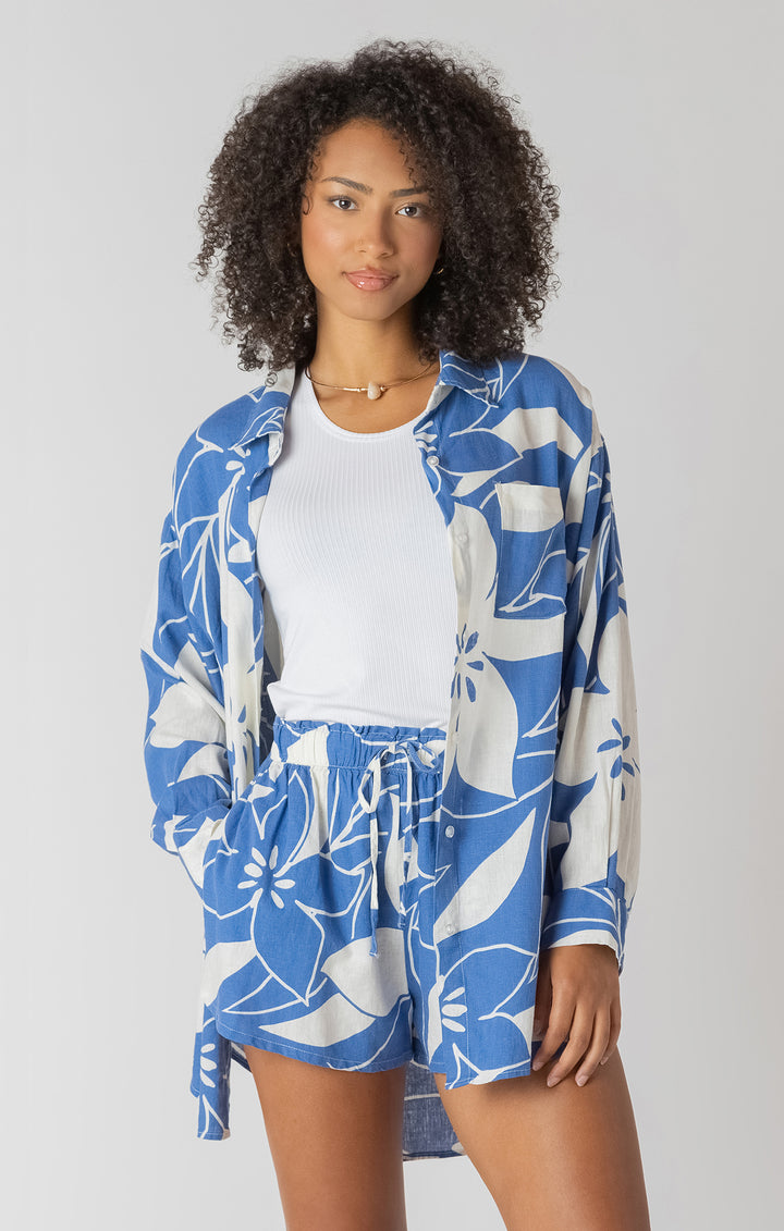 Azure Button Up Top