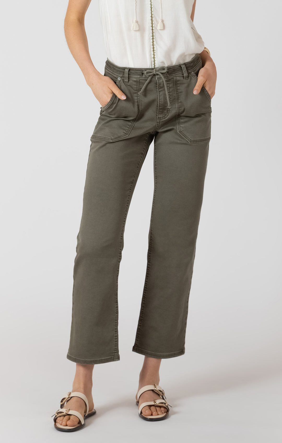 Amy Relaxed Twill Pant