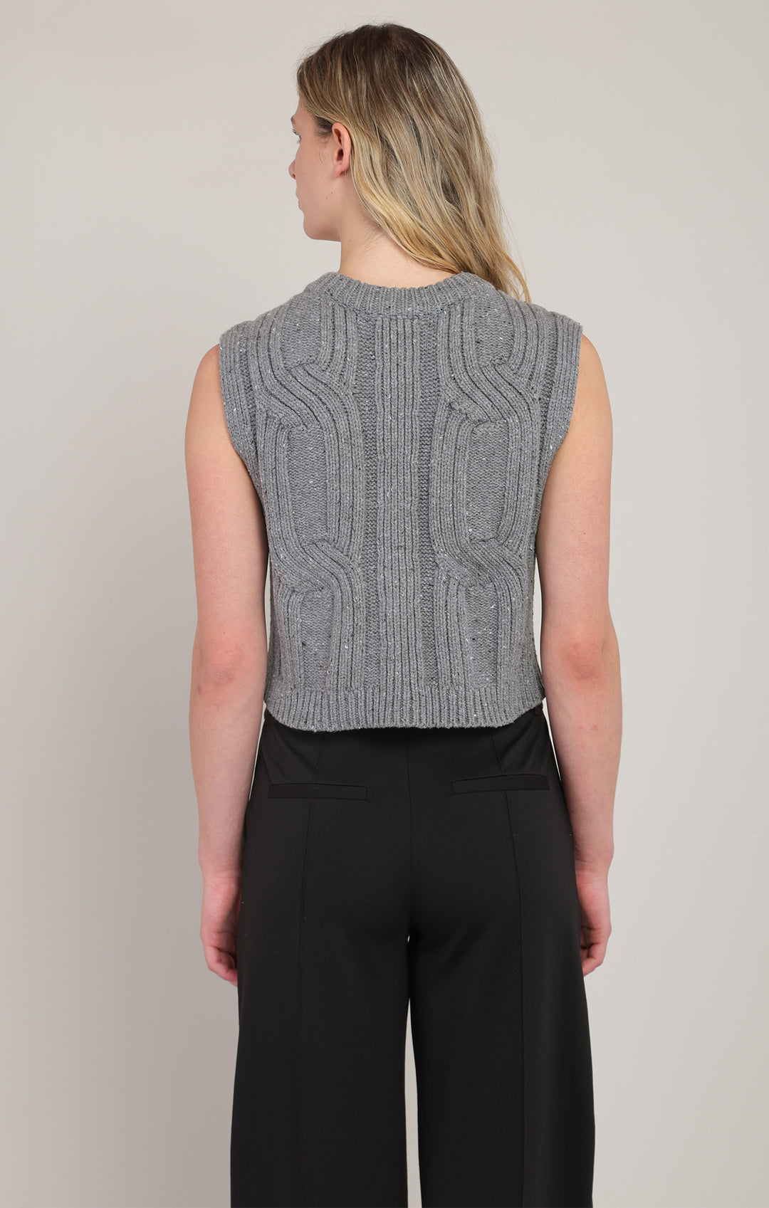 Tony Cable Sweater Vest